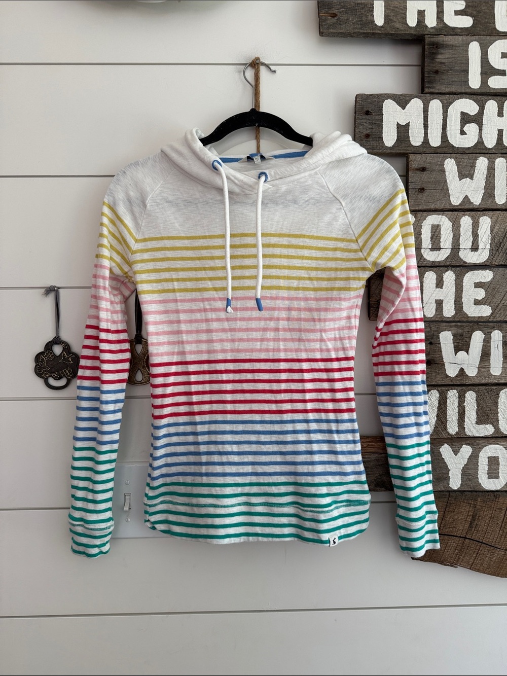 Joules size 2 hooded shirt